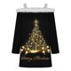 thumbnail image 5 of Puntoco Camiseta con estampado navideño de hombros descubiertos y estilo casual para mujer, 5 of 5