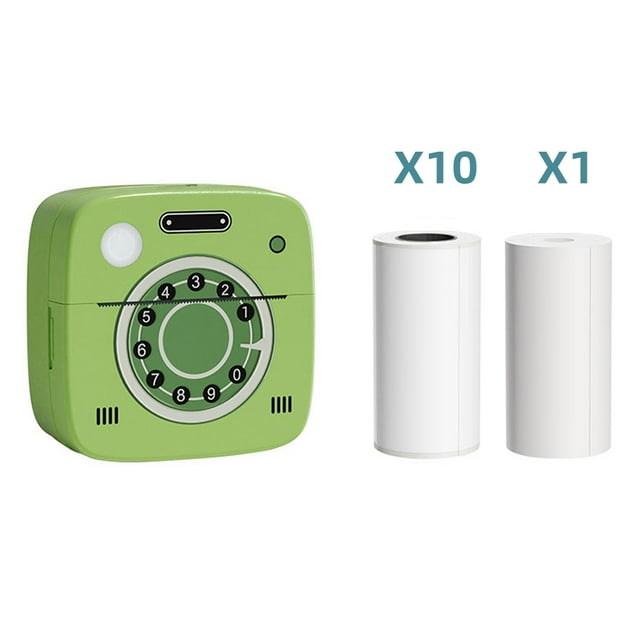 Impresora de etiquetas Mini impresora de bolsillo Máquina para hacer etiquetas con impresión fotográfica instantánea térmica portátil Conexión inalámbrica BT Compatible con aplicaciones de Androi