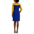 thumbnail image 2 of Kasper Womens Colorblock Midi Shift Dress, 2 of 2