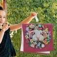 thumbnail image 2 of Adorable Rabbit Flowers Hand Towels 2 PCS, Easter Bunny Kitchen Towel Ultra Soft and Highly Absorbent,Decorative Fingertip Face Towel for Bathroom Hotel, 28.3"x 14.4", 2 of 4