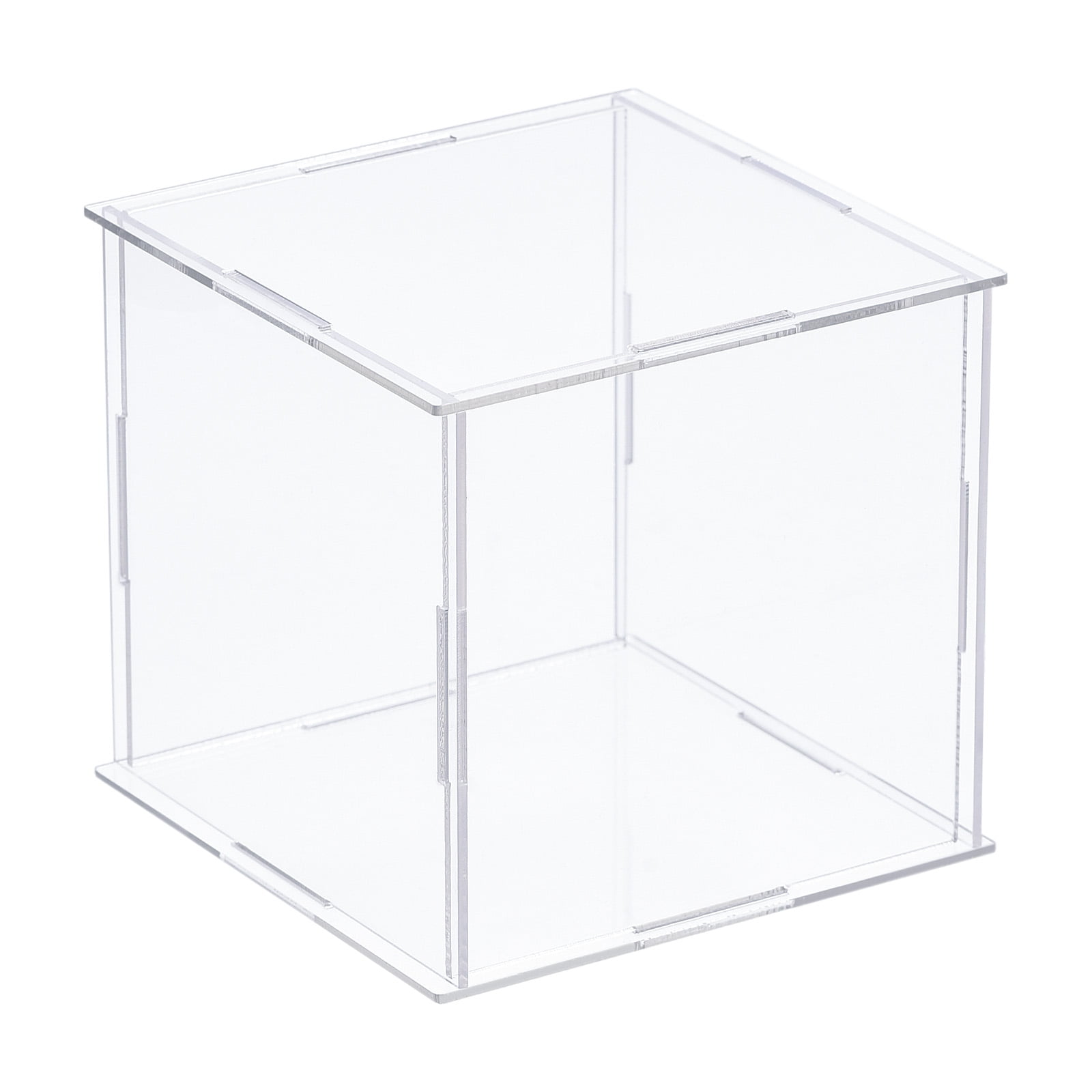 Uxcell Clear Display Case Acrylic Box Assemble Dustproof Box Showcase