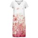 thumbnail image 4 of Vestidos Para Mujer Vestidos Casuales Mangas Cortas Flores de Moda Vestido de Cintura Estampado Vestido Con Cuello en V Vestido Hasta La Rodilla Odeerbi ODB154205, 4 of 5