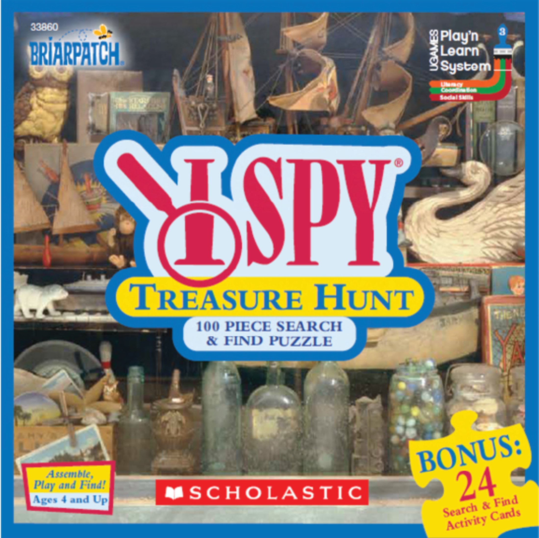 University Games Spy Treasure Hunt Puzzle – 100 Teile, Mit Suchspiel, Ab 5 Jahren