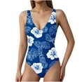 thumbnail image 4 of Yuanlook Women's One Piece Swimsuit Tummy Control Slimming Push Up Bra Bathing Suits 1 Piece Swimwear - Multicolor - L, 4 of 6