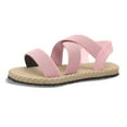 thumbnail image 1 of TIEVOSA Omen Stitching Hollow out Bottom Heel Big Size Open Toe Casual Sandals Women, 1 of 8