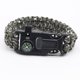 thumbnail image 3 of Pulsera de rescate con silbato de fuego de pedernal de supervivencia al aire libre multifuncional de camuflaje militar, 3 of 4