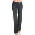 thumbnail image 4 of MixMatchy Women's High Waist Slim Boot-Cut Stretch Office Pants Trousers, 4 of 5