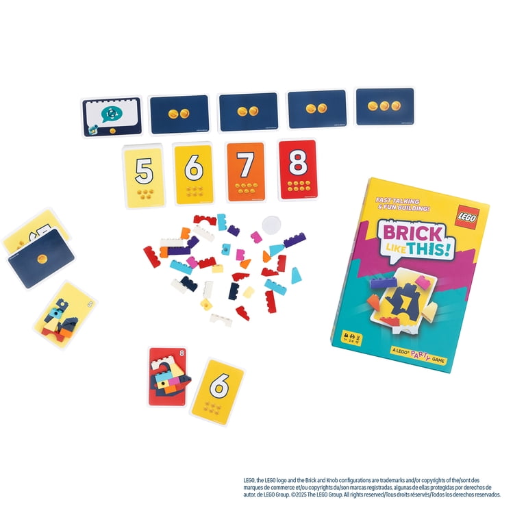 Asmodee LEGO Brick Like This Fun Family Party Game for Ages 7+