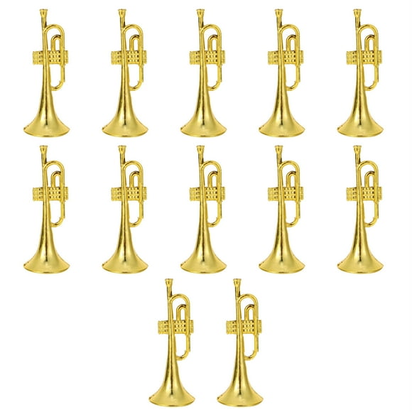 Miangastore 12pcs Musical Instrument Model Garland DIY Accessories Miniature Model for Decor