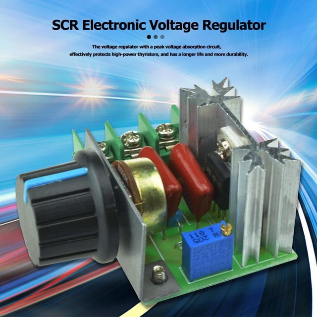 2000W AC 220V SCR Regulador de voltaje electrónico Regulador de velocidad del motor