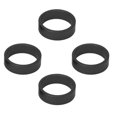 thumbnail image 4 of Almohadillas Para Auriculares, Suaves, Ligeras, Fuertes, 4 Piezas, Espaciadores De Vástago De Horquilla Delantera Para Bicicleta De Carretera Para Bicicleta De Montaña OTVIAP Negro, 4 of 8