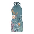 thumbnail image 5 of Goodtrade8 Women’s Casual Fashion Print Elastic Waist Short Jumpsuit, 5 of 7