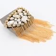 thumbnail image 2 of 1Pc Metal Rhinestone Brooch Clothes Accessory Creative Tassel Shoulder Board, 2 of 7