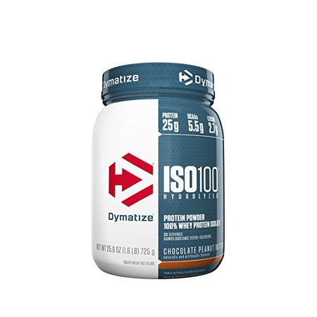 UPC 705016355150 product image for Dymatize ISO100 - 1.6lbs Chocolate Peanut Butter - NEW (Dymatize) | upcitemdb.com