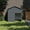 Anthracite, variant on vidaXL Dog House with Roof Anthracite 46.1"x40.6"x48.4" Galvanized Steel