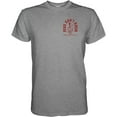 thumbnail image 3 of Combat Iron Bend Don't Break Barbell Skull Men's T-Shirt L / Gray, 3 of 3