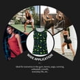 thumbnail image 7 of Gukieu Dinosaurs Print Women's Quick-drying Fitness Vest, Round Neck Sleeveless Fitness T-shirt, Suitable for Yoga, Sports-X-Large, 7 of 7
