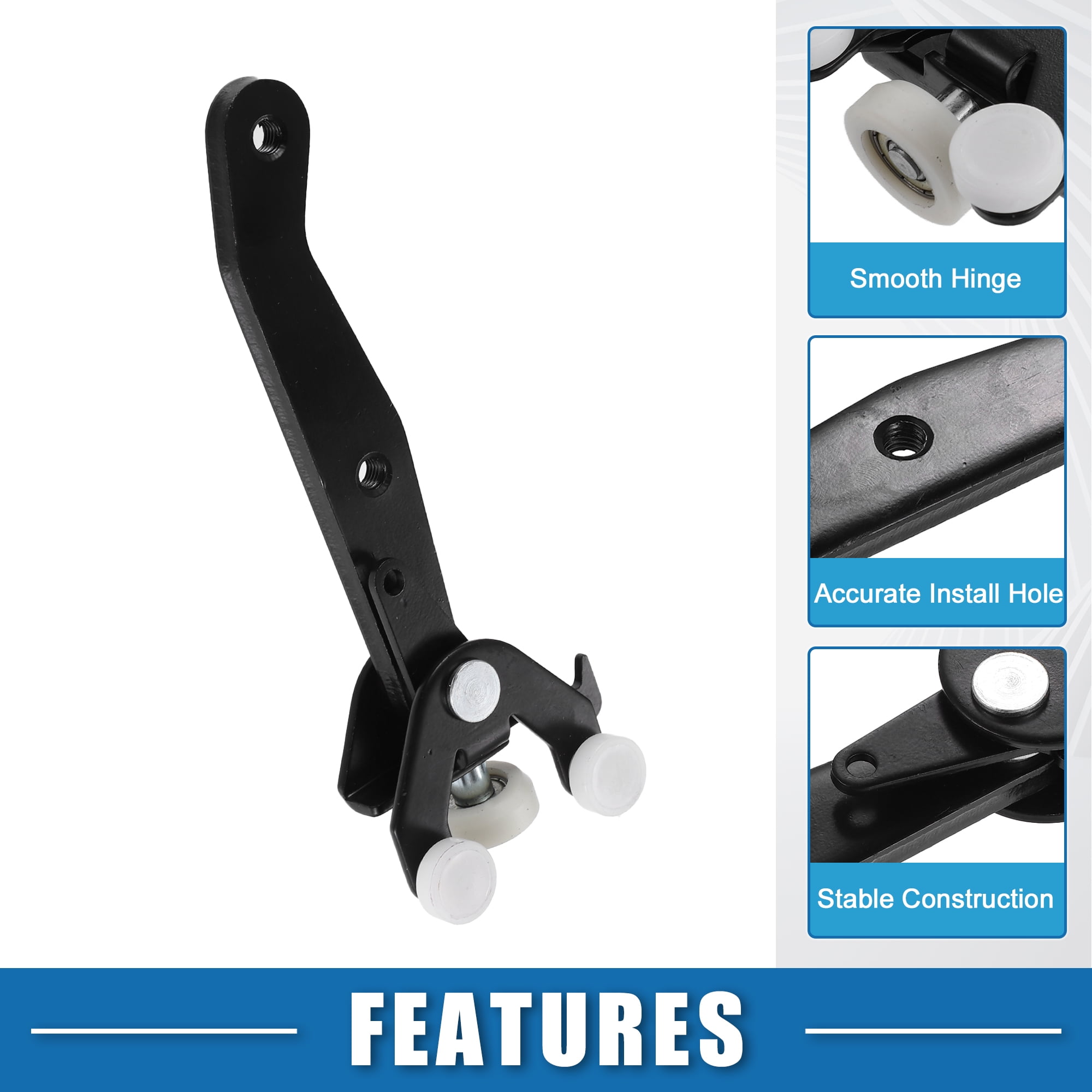 Unique Bargains Sliding Door Roller Guide Arm Hinge Bottom