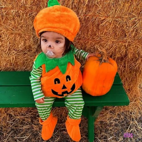 Eliza Halloween Ninos Bebe Nina Nino Calabaza Tops Traje Fiesta Ropa De Fantasia Disfraz Bodega Aurrera en linea