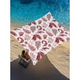 thumbnail image 2 of Sun Shade Sail 8'x10' Red Herbs Ferns Rectangle Sun Shade Sails Canopy Waterproof Nature Leaves Plant Outdoor Sunshades Sand UV Block Cover Shades Cloth for Patio Backyard Garden Deck Porch Lawn, 2 of 9