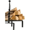 thumbnail image 2 of Modern Ember Bowmore Andirons in Black - Set of 2 Andirons - Steel Construction, Durable and Fire Resistant, 2 of 8