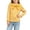 Yellow, variant on Girls Striped Mock Neck Shirt Bow Collar Long Sleeve Basic Layer Tee Kids Soft Cute Casual Bottom Tops Pink 2-3 Years