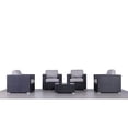 thumbnail image 4 of Living Source International 5-Piece Multiple Chairs Seating Group in Black/Gray, 4 of 5