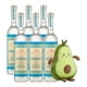 thumbnail image 1 of Pack de 6 Mezcal 400 Conejos Joven 750 ml Peluche Aguacate 27 cm, 1 of 3