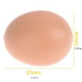 thumbnail image 3 of Cadorn 5PCS Plastic Eggs for Chicken Nesting - Poultry Laying Aid, Fake Eggs to Encourage Hens to Lay, 3 of 9