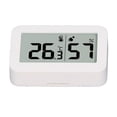 thumbnail image 4 of Uadme Termómetro Higrómetro, Pantalla LCD Am PM ℉ ℃ Monitoreo En Tiempo Real Conmutable Fecha Reloj Mini Medidor De Temperatura Y Humedad, -9,9 ℃ A 60 ℃, 10% A 99%, 4 of 7