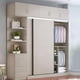 thumbnail image 2 of Designer Saving Space Wardrobe Storage Modern Wooden Room Organizer Wardrobe Portable Library Closet Guarda Roupa Home Furniture My Lux Decor Round, 2 of 29