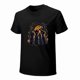 thumbnail image 1 of Cats in front of the moon T-shirts Halloween T-shirts Gift for cat enthusiasts Cat Short Sleeve, 1 of 5