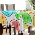 thumbnail image 3 of Easter Eggs Polka Dots Tablecloth Rectangle Colorful Table Cloth Large Square Table Cover for Dining Kitchen Party 60"x90" Decor Gift, 3 of 7