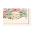 thumbnail image 2 of Historic County Map - Mason County Illinois - Ogle 1891 - Vintage Wall Art, 2 of 4