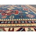 thumbnail image 6 of Kazak Light Blue 5X8 Handmade Wool Rug # 13651, 6 of 10