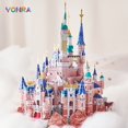 thumbnail image 2 of Metal Puzzle Dream Castle With Lights Model Toy, Birthday, Valentine's Day Gift, DIY Craft Kits, 2 of 4