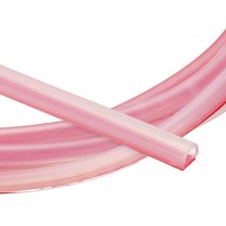 Uxcell Silicone Weather Stripping Door Seal, 19.7 ft D Shape Weather Stripping Self Adhesive Door Seal Strip for Door Frame, Window Sealing, Large Gap, 1.97"Wx0.39"Tx1.57H, Clear/Red