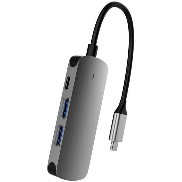 USB C Hub TypeC Docking Station Transfer HighDefinition MultiMedia Interface Docking Station Dual USB Type C Hub Adapter 4in1 Docking Station Portable MultiFunction Hub