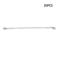 thumbnail image 2 of 20Pcs Stainless Steel Jewelry Findings Making Lobster Clasp Extension Chain 5in, 2 of 8