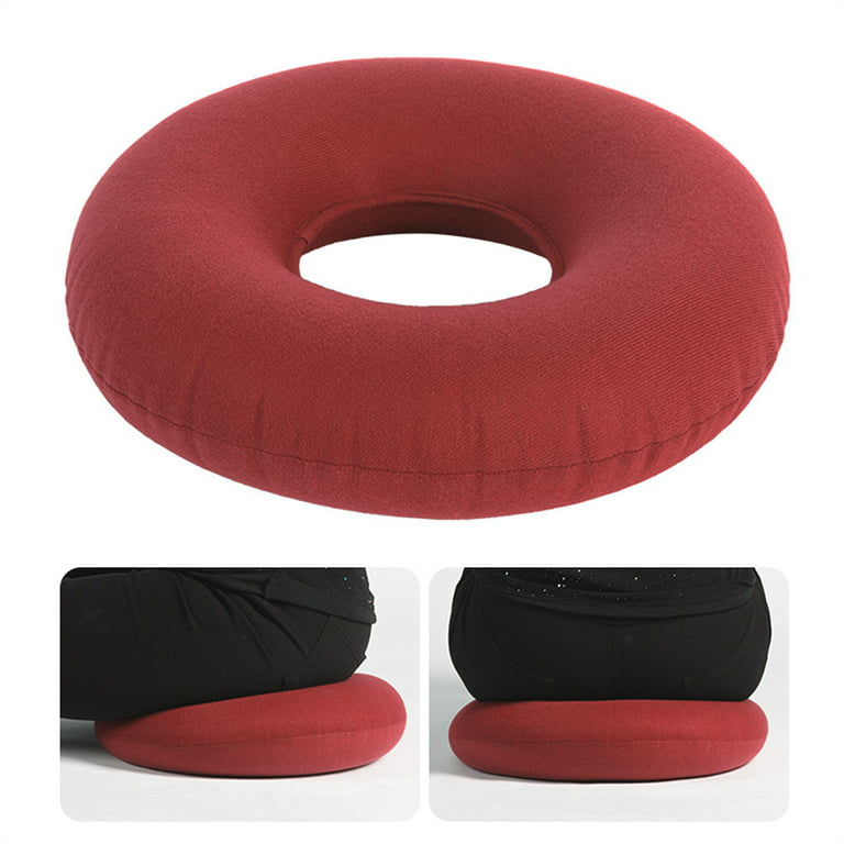Jetcloudlive Donut Pillow for Tailbone Pain,Inflatable Donut Cushion Seat with A Pump,Hemorrhoid Seat Cushion,Round Wheelchairs Seat Cushion for Home