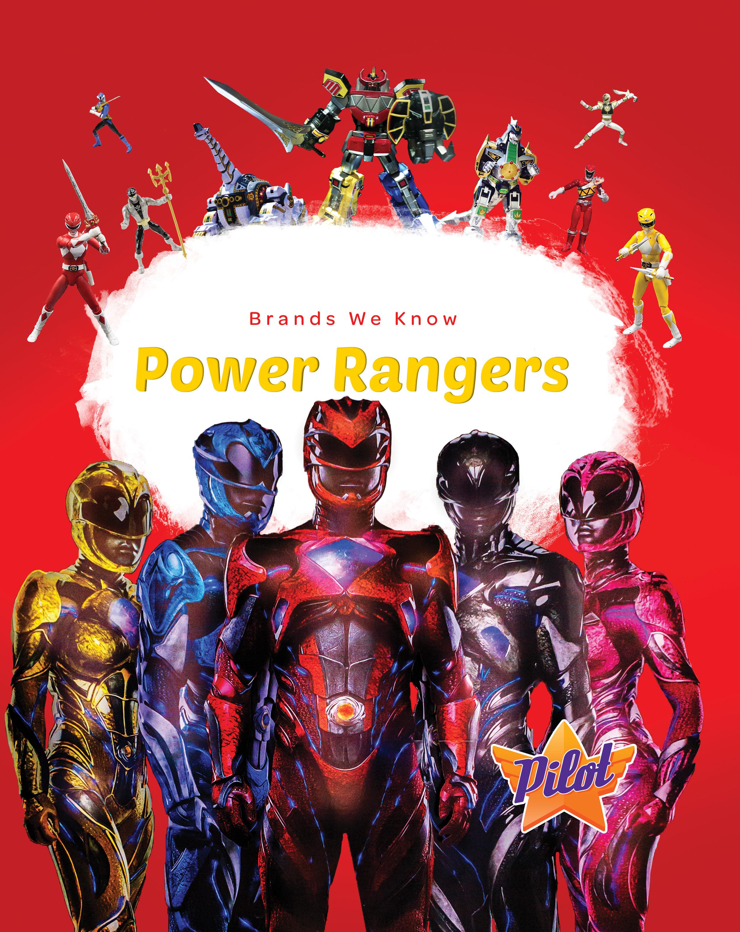 Brands We Know Power Rangers (Hardcover)