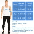 thumbnail image 2 of Mens Compression Shirts Hide Gynecomastia Moobs, Abdomen Slim Shirt Slimming Body Shaper Tank Undershirts, 2 of 10