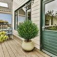 thumbnail image 6 of Aespoir Artificial Cedar Topiary Ball Trees with Ground Spike, UV Resistant Fake Bushes, Faux Cypress Fake Plants Faux Shrubs for Outdoor Indoor Front Porch Garden Decor, 6 of 6