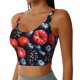 thumbnail image 2 of Balery Variety Of Fruits And Berries Sujetadores deportivos con espalda cruzada para mujer, acolchados, sin costuras, de alto impacto, ideales para yoga, gimnasio, entrenamiento y fitness.-XX-Large, 2 of 8