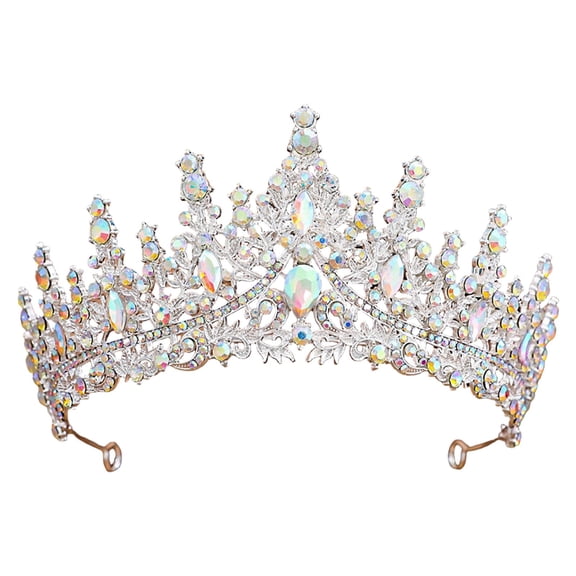 Feltent Pink for Women for Women Rhinestone Wedding Headband for Bride Hair Accessories for Birthday Party Prom Gifts
