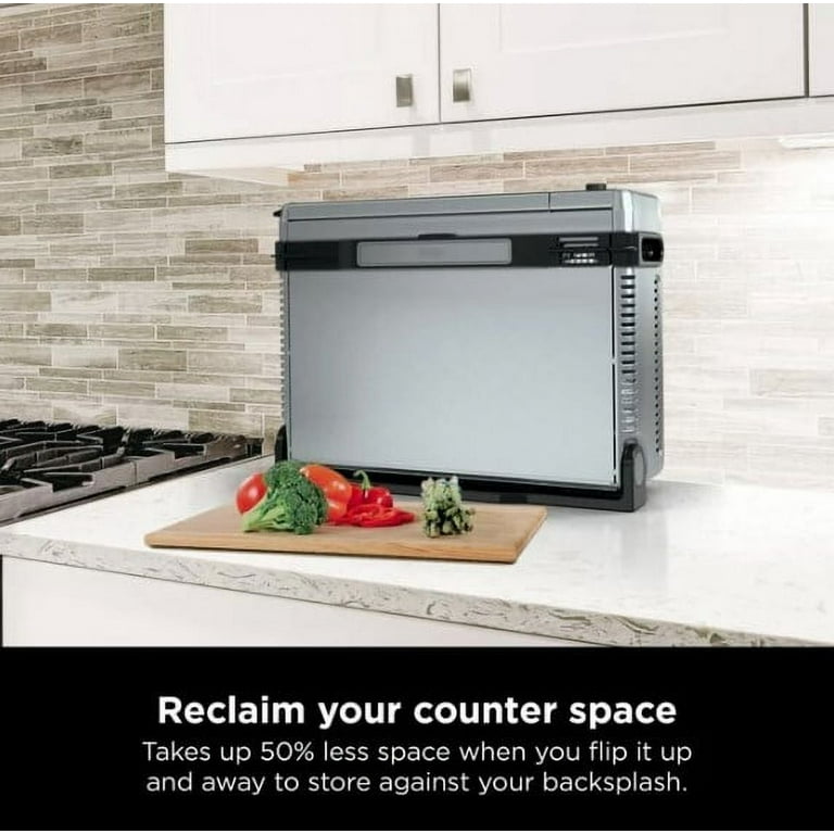 Ninja SP101 Foodi 8-in-1 Air Fry Large Toaster Oven Flip-Away for Storage  Dehydrate Keep Warm 1800w XL Capacity (Renewed) RED