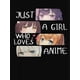 thumbnail image 2 of Camiseta para mujer verano Suave1pc Anime Lover Graphic Tee for Women, Casual Crew Neck Short Sleeve T-Shirt, Geometric-Patterned Knit Polyester Fabric, Medium Stretch Comfort Fit for All SeasonsFat, 2 of 7