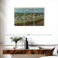 thumbnail image 3 of Elephant Stock Peach Trees In Blossom Wall Art - Horizontal Multi Panel Canvas - Living Room Wall Decor - Nature Multi Panel - Blue And Beige Decor By Vincent Van Gogh - 33" x 20", 3 of 8
