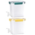 thumbnail image 4 of NIYANGLE 2Pcs Beverage Dispensers for Restaurant and Cafe Use Large Capacity Plastic Jug 3.5L, 4 of 8