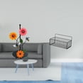thumbnail image 2 of Dispensador de papel higiénico vertical antideslizante con cesta colgante de pared y estantes metálicos. Ideal para cocina y baño., 2 of 8